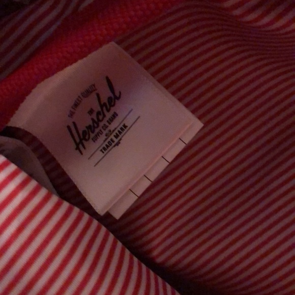 Herschel Supply Co Classic Backpack Color Navy Recycled Nylon NWT - Picture 10 of 16